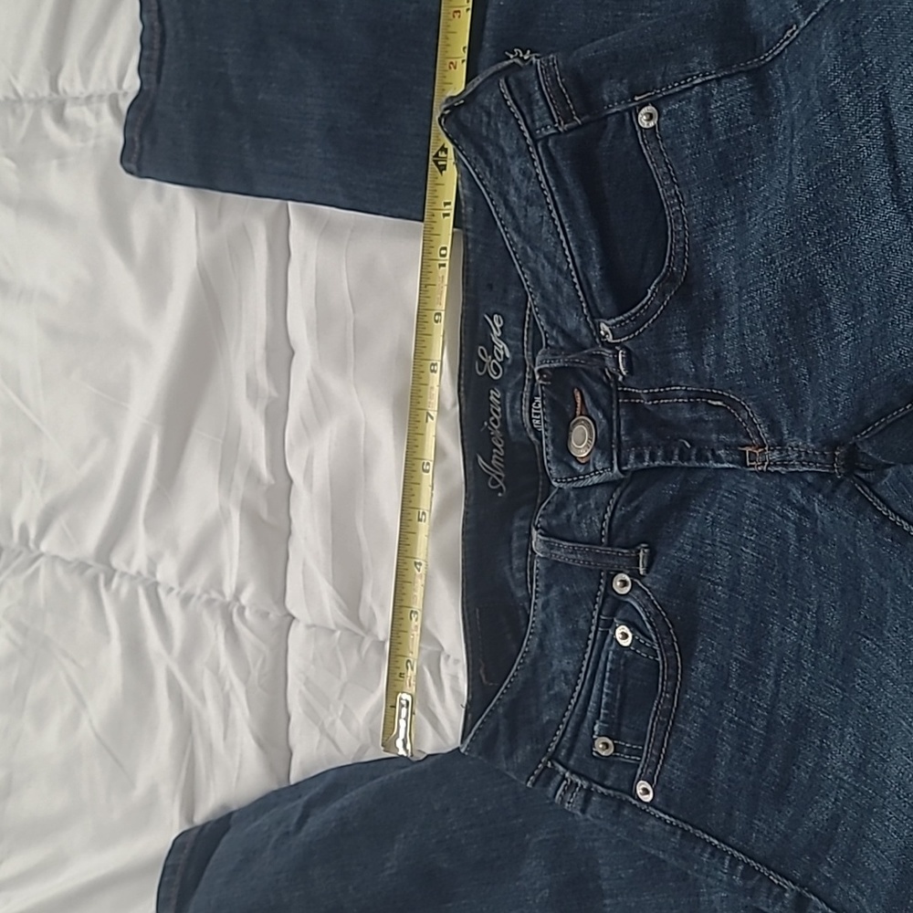 American Eagle Favorite Boyfriend stretch jeans, size 0, like new - Picture 2 of 11